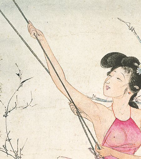 阳原-胡也佛的仕女画和最知名的金瓶梅秘戏图